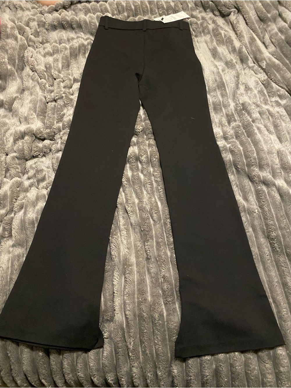 Zara Black Slim Stretch Pants - Picture 4 of 4